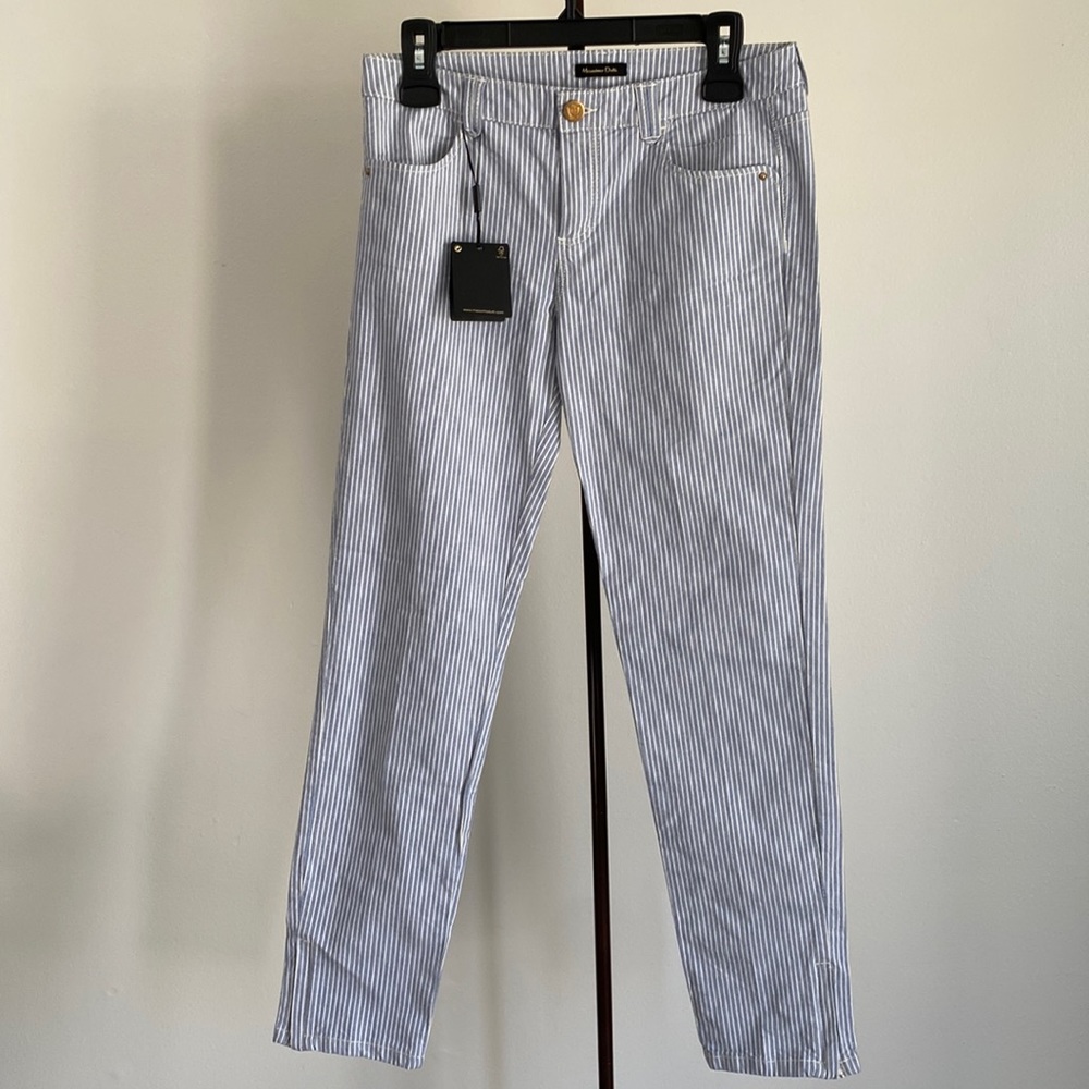 NWT MOSSIMO DUTTI SLIM CROP PANTS